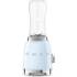 _RABAT_ | wysyłka 24H* | Blender sportowy SMEG PBF01PBEU pastelowy błękit | 2 butelki BOTTLE-TO-GO 600 ml | linia 50's STYLE