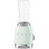 _RABAT_ | wysyłka 24H* | Blender sportowy SMEG PBF01PGEU pastelowa zieleń | 2 butelki BOTTLE-TO-GO 600 ml | linia 50's STYLE