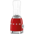 _RABAT_ | wysyłka 24H* | Blender sportowy SMEG PBF01RDEU czerwony | 2 butelki BOTTLE-TO-GO 600 ml | linia 50's STYLE