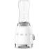 _RABAT_ | wysyłka 24H* | Blender sportowy SMEG PBF01WHEU biały połysk | 2 butelki BOTTLE-TO-GO 600 ml | linia 50's STYLE