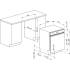 Zmywarka do zabudowy SMEG PL254CX panel stal nierdzewna | 60cm | linia UNIVERSAL