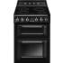 _RABAT_ | wysyłka 24H* | Kuchnia z płytą indukcyjną SMEG TR62IBL2 czarny | 60cm | emalia Ever Clean | linia VICTORIA | + GRATIS robot SMF05BLEU