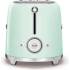 _RABAT_ | Toster na 2 kromki SMEG TSF01PGEU pastelowa zieleń | 2 kieszenie | linia 50's STYLE