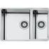 Zlew SMEG VSTR4018-2 stal szczotkowana INOX | linia MIRA