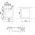Zlew SMEG VZ45B WHITE (biały mat) | linia QUADRA