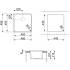 _RABAT_ | Zlew SMEG VZP45CT CEMENT (szary) | linia QUADRA
