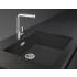 _RABAT_ | Zlew SMEG VZP76N BLACK (czarny mat) | linia QUADRA