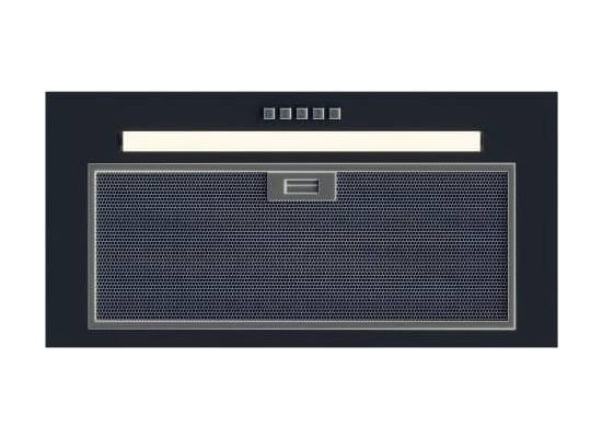 Okap do zabudowy VDB BOX-MAX 60 BLACK (szkło czarne) | 645 m3/h