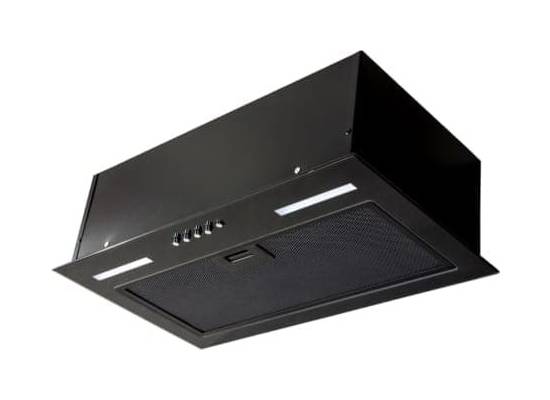 Okap do zabudowy VDB BOX-S 60 GLASS BLACK (szkło czarne) | 420 m3/h
