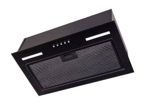 Okap do zabudowy VDB BOX-S 60 GLASS BLACK (szkło czarne) | 420 m3/h