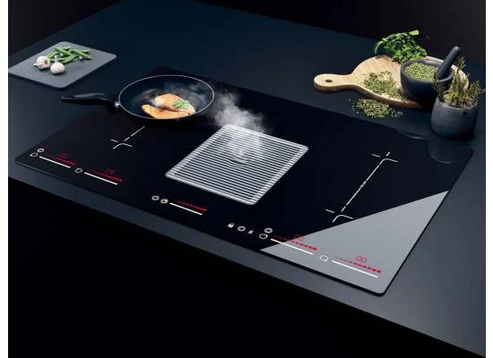 Płyta indukcyjna z okapem VDB COMBI EVOLUTION 80 IP BLACK