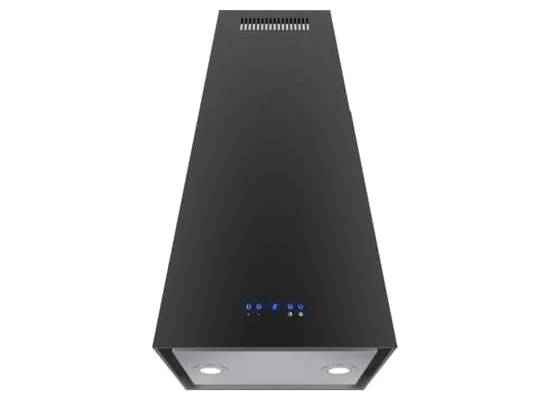 Okap wyspowy VDB CUBE-W ISLA BLACK