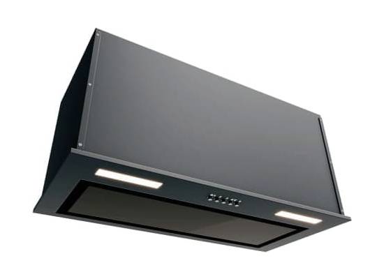 Okap do zabudowy VDB EVO 6 BLACK (stal + szkło) | 680 m3/h