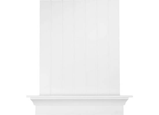 Okap przyścienny VDB GENESIS 90 WHITE (czasa BIAŁA, listwa BUK BIAŁA)