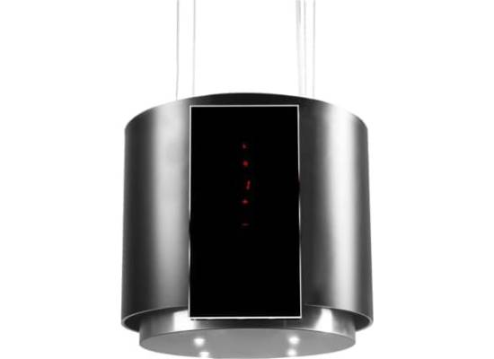 Okap wyspowy VDB ISLA GLASS BLACK