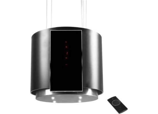 Okap wyspowy VDB ISLA GLASS BLACK
