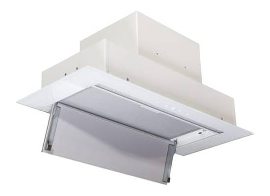 Okap do zabudowy VDB MASTER 74 GLASS WHITE