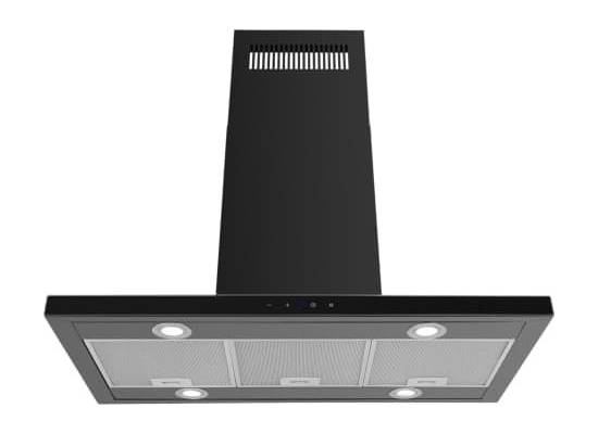 Okap wyspowy VDB T-LINE W 90 BLACK