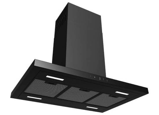 Okap wyspowy VDB T-LOOK W 90 BLACK