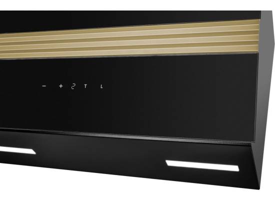 Okap przyścienny VDB TRIM 60 BLACK/GOLD TOUCH