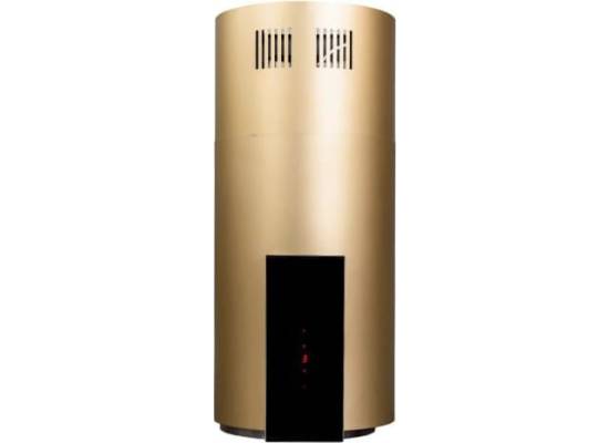 Okap wyspowy VDB TUBE GLASS GOLD (złoty mat)