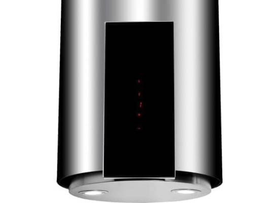 Okap wyspowy VDB TUBE GLASS ISLA INOX