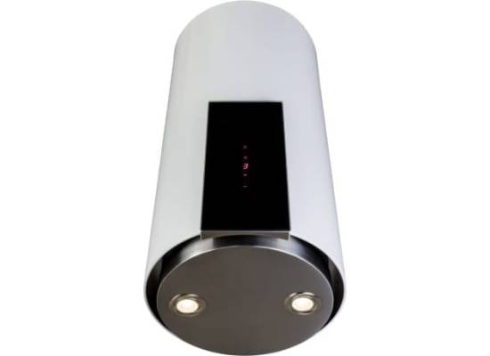 Okap przyścienny VDB TUBE-P GLASS WHITE