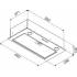 Okap do zabudowy VDB ECO BOX 60 BLACK | 171 m3/h