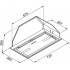 Okap do zabudowy VDB FLAT 74 INOX | 483 m3/h