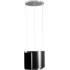 Okap wyspowy VDB ISLA GLASS BLACK