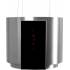 Okap wyspowy VDB ISLA GLASS INOX