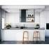 Stelaż z półką VDB LOFT 120 BLACK do OKAPÓW WYSPOWYCH