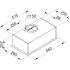 Okap do zabudowy VDB TOP-BOX GLASS 60 BLACK