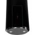 Okap wyspowy VDB TUBE GLASS ISLA BLACK